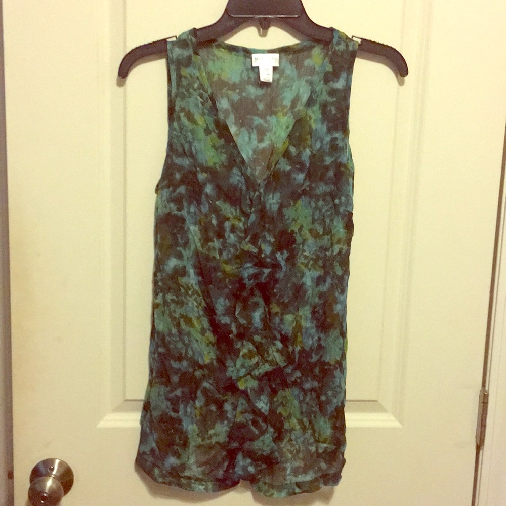 Motherhood Maternity Sleeveless Sheer Shirt